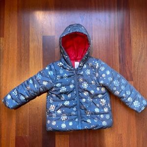 Gymboree Girls size XS (4) Snowflake Jacket EUC